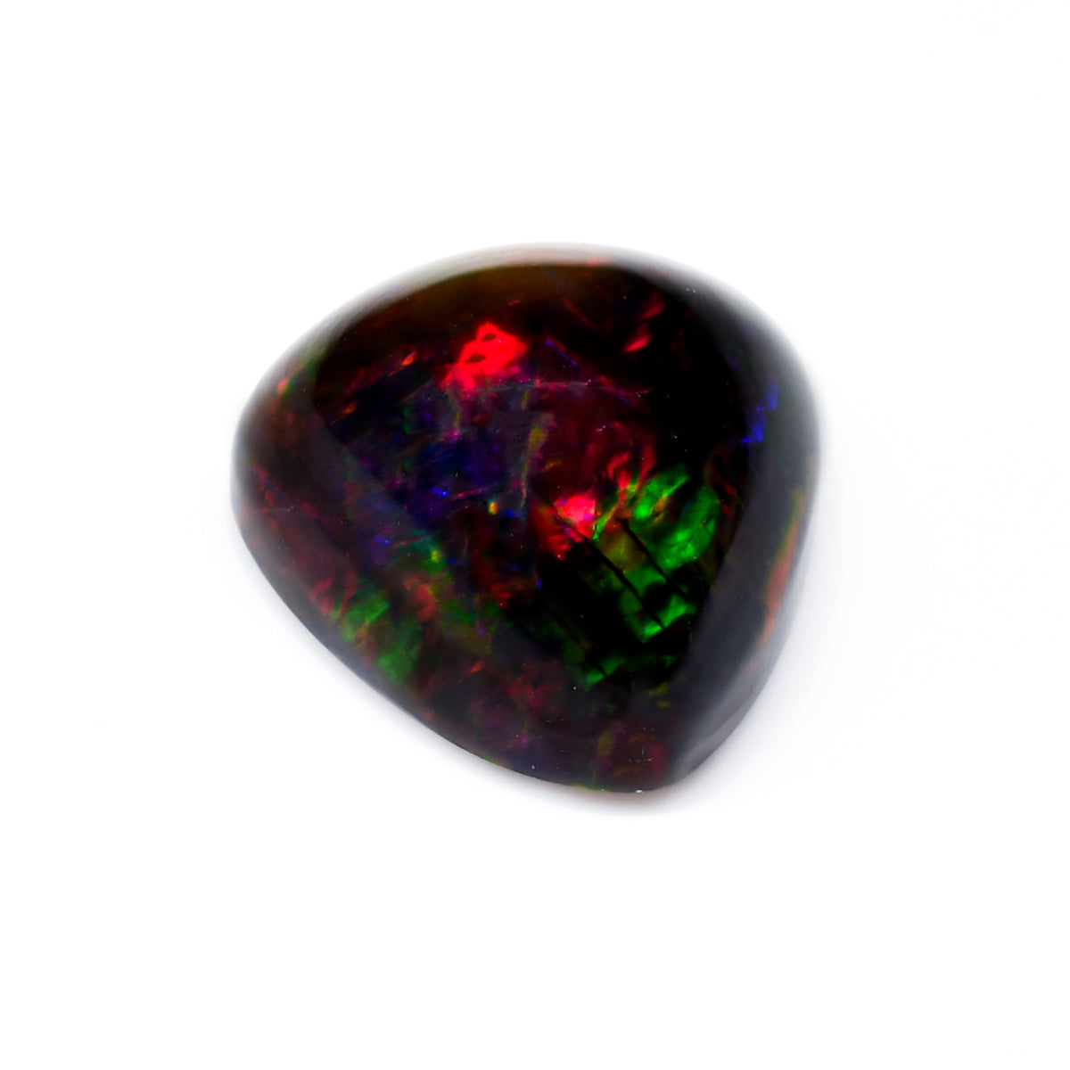Precious Opal Trillion Cabochon Loose Gemstone – Natural Ethiopian Stone For Pendant Settings And Personalized Jewelry Projects