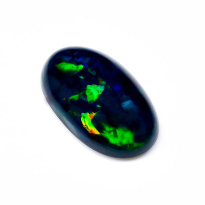 Precious Black Opal Oval Cabochon Loose Gemstone - photo 2
