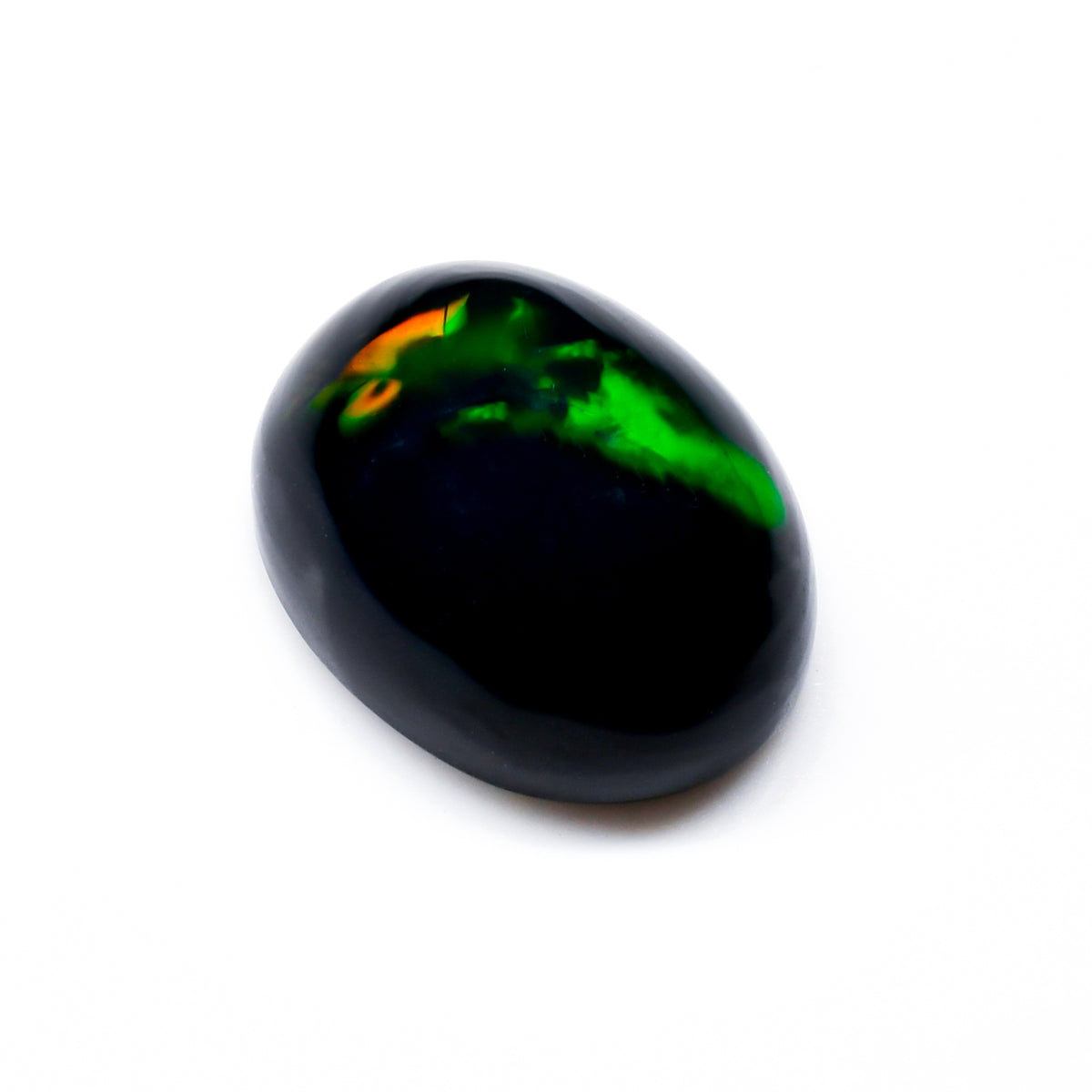 Black Opal From Ethiopia Oval Cabochon Loose Gemstone - photo 2