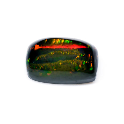 Black Welo Ethiopian Opal Radiant Cabochon Loose Gemstone - photo 2