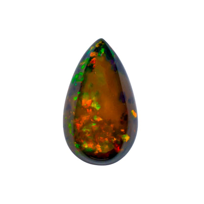 Black Opal Pear Cabochon Loose Gemstone - photo 1