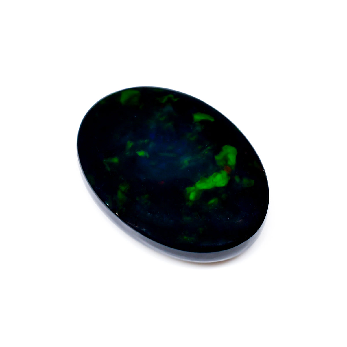Black Opal Gem Oval Cabochon Loose Gemstone - photo 2