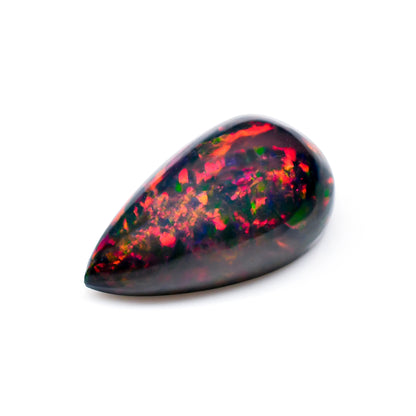 Ethiopian Fire Opal Pear Cabochon Loose Gemstone - photo 2