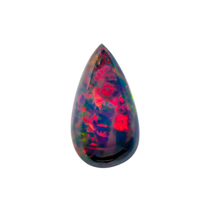 Ethiopian Fire Opal Pear Cabochon Loose Gemstone - photo 1