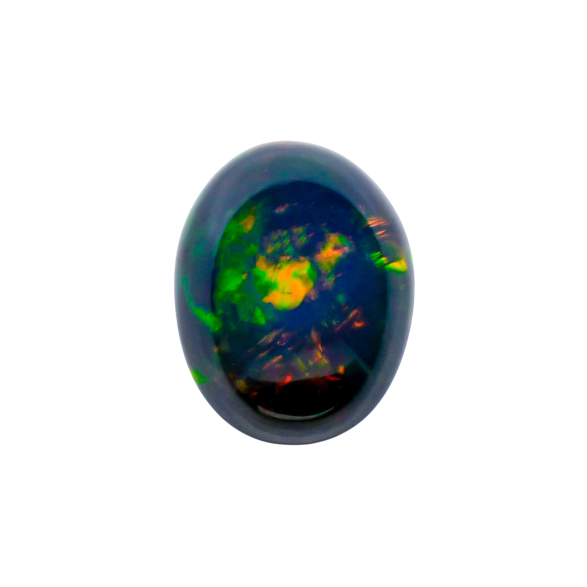 Dark Opal Stone Oval Cabochon Loose Gemstone - photo 1