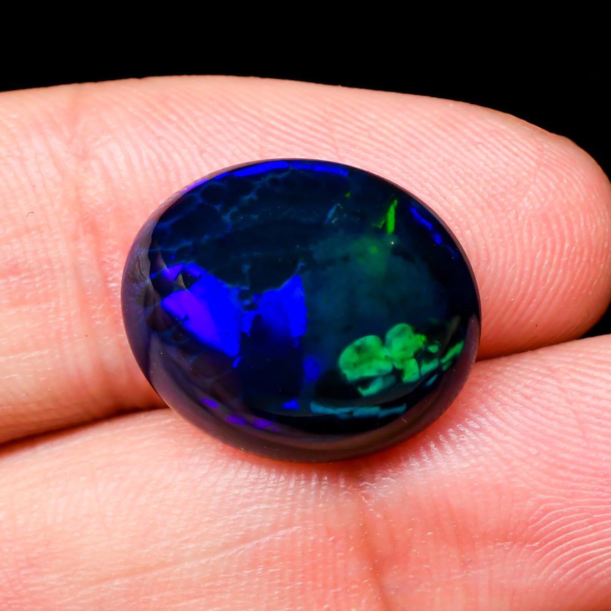 African Opal Oval Cabochon Loose Gemstone - photo 3