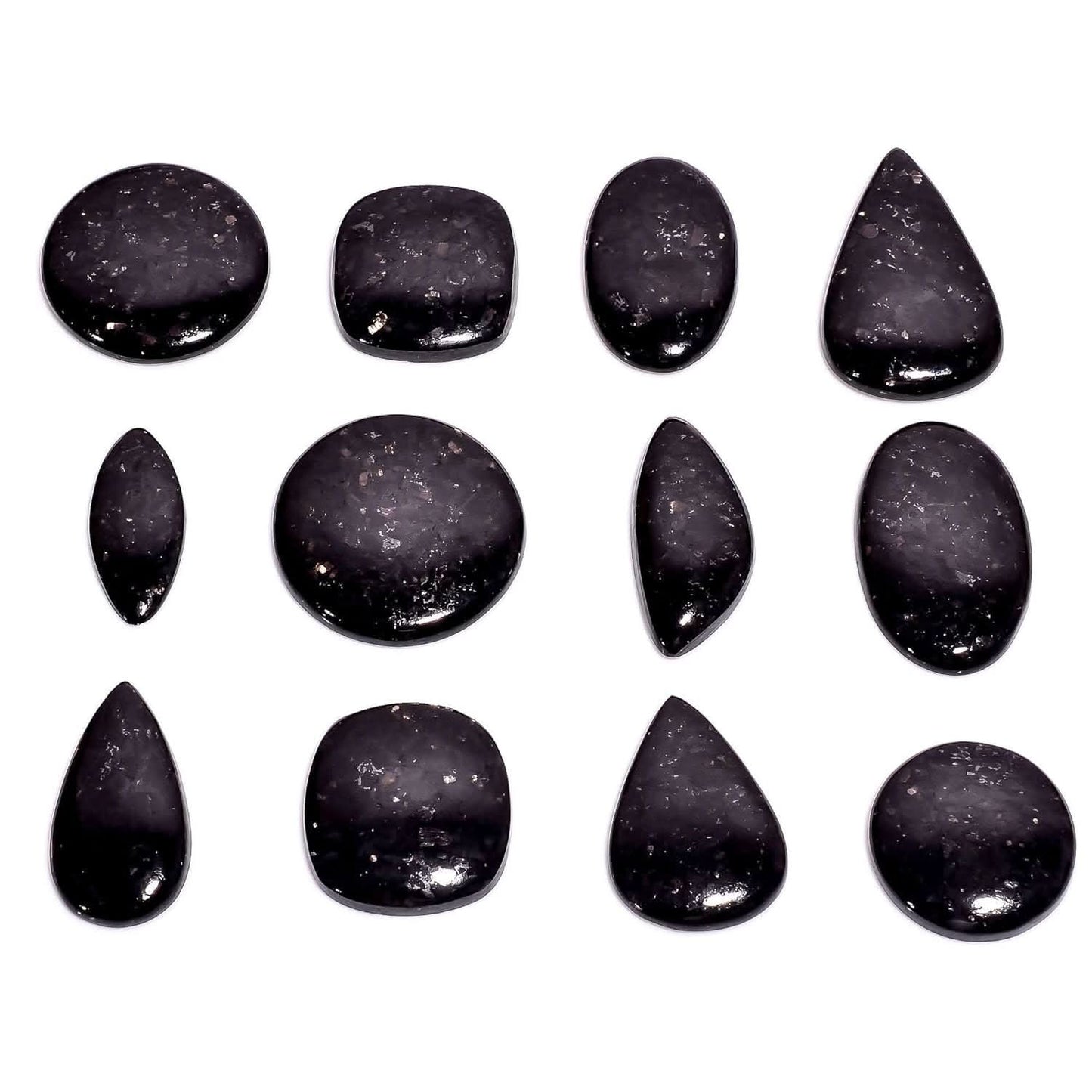 Large nuummite stone for protection jewelry and wire wrapping