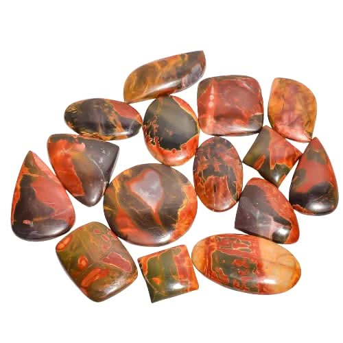 Multi color cherry creek jasper gemstone for pendants