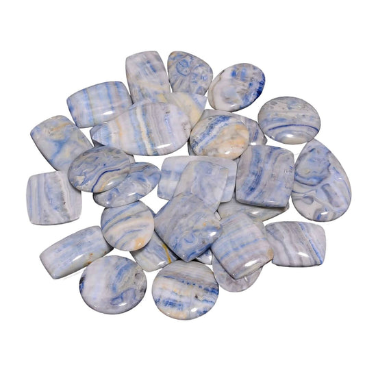 Buy blue scheelite gemstone cabochons for jewelry