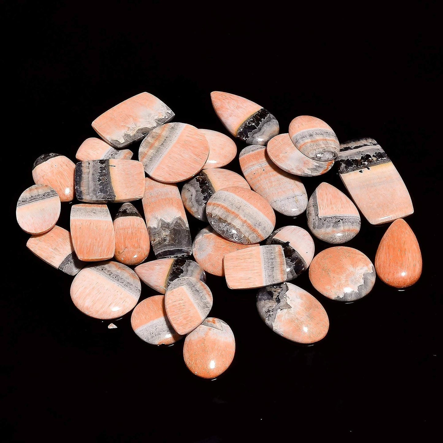 Natural Celestobarite Cabochons for Jewelry Making