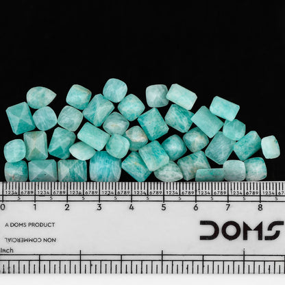 Natural amazonite cabochon 7-10mm set