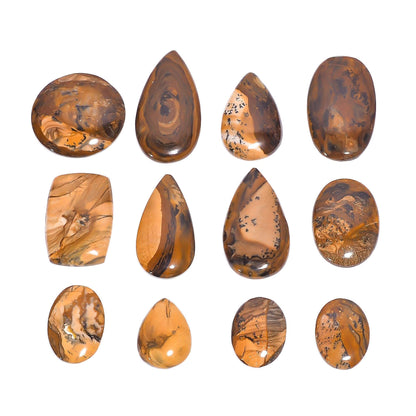Natural big jasper gemstone cabochons polished loose stones
