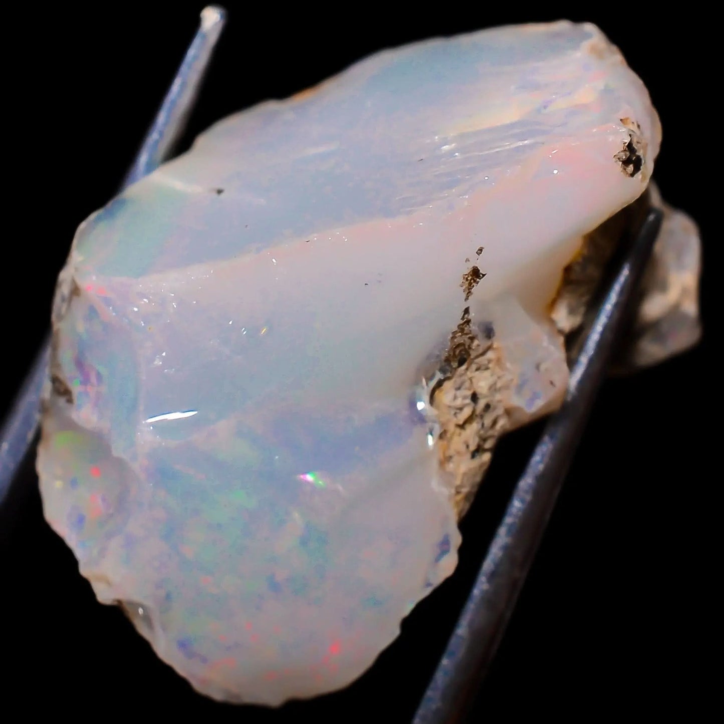 Raw Ethiopian crystal opal gemstone for jewelry making 
