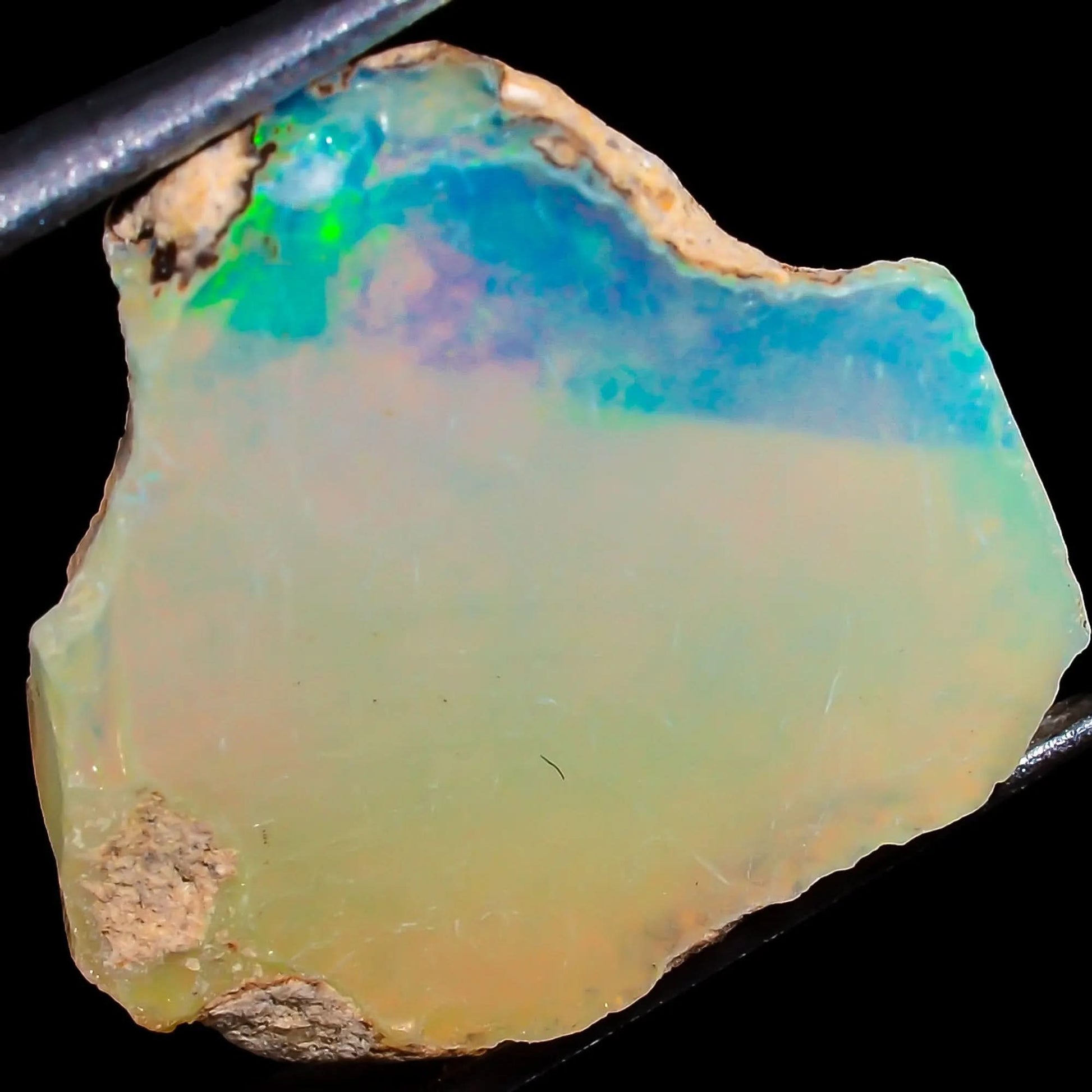 5.00 Carat Ethiopian Opal Cabochon rough stone 

