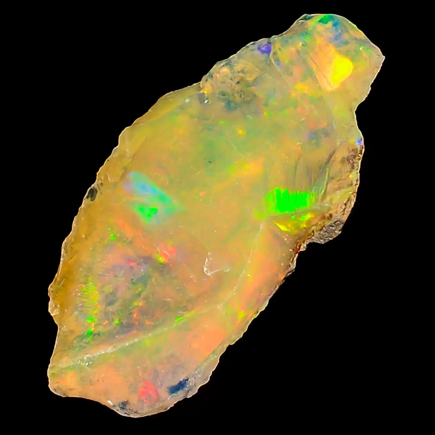 2.00 Carat Raw Ethiopian opal cabochon stone 
