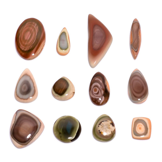 Polished Mexican imperial jasper gemstone for rings and pendants