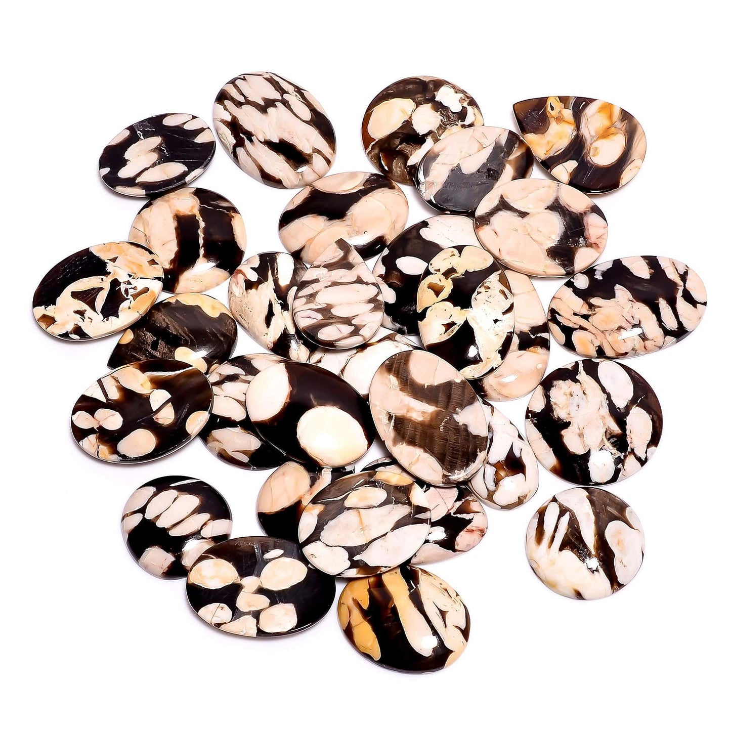 Polished peanut wood jasper gemstone meaning and healing crystals