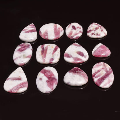 Raw pink tourmaline stone meaning and birthstone properties