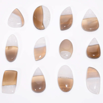 Solar Quartz Gemstone Polished Cabochons for DIY Jewelry
