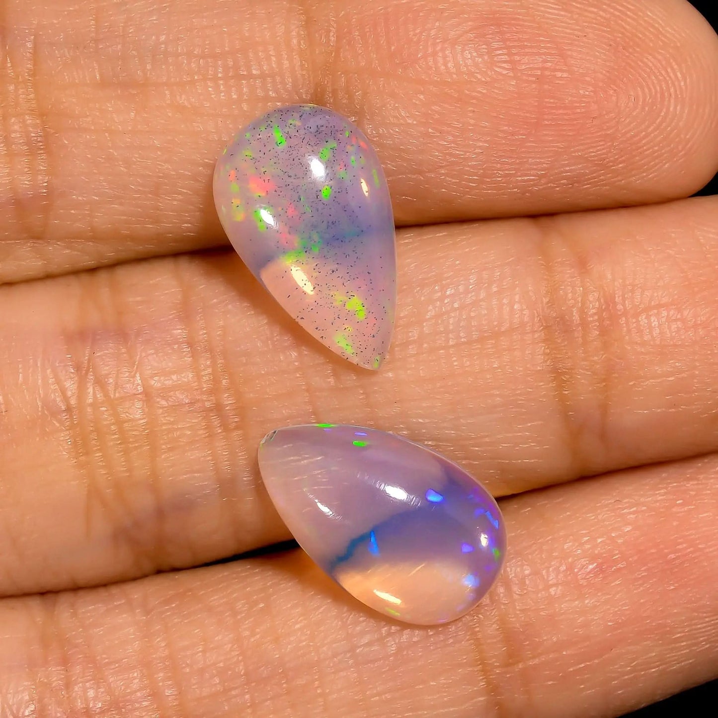 Natural Ethiopian Opal Cabochon 2.5 Ct Loose gemstone. Buy Now 
