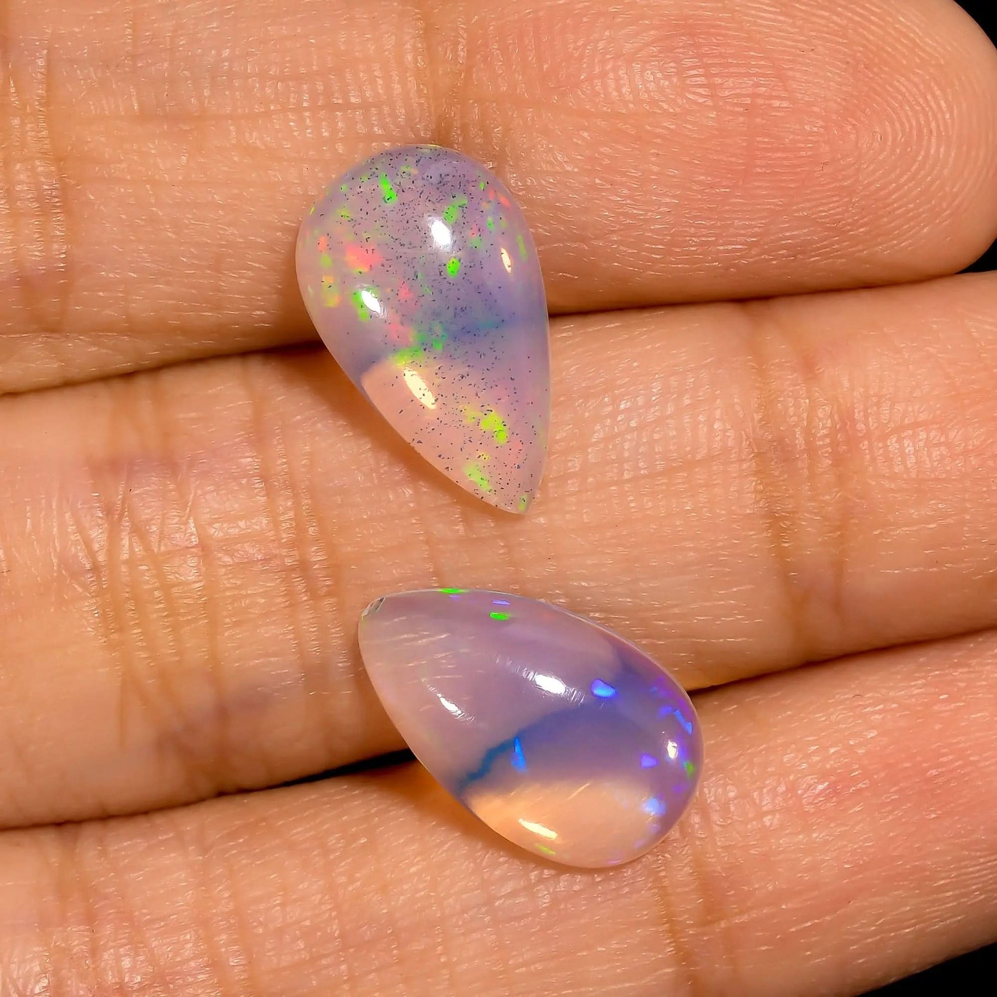 Natural Ethiopian Opal Cabochon 2.5 Ct Loose gemstone. Buy Now 
