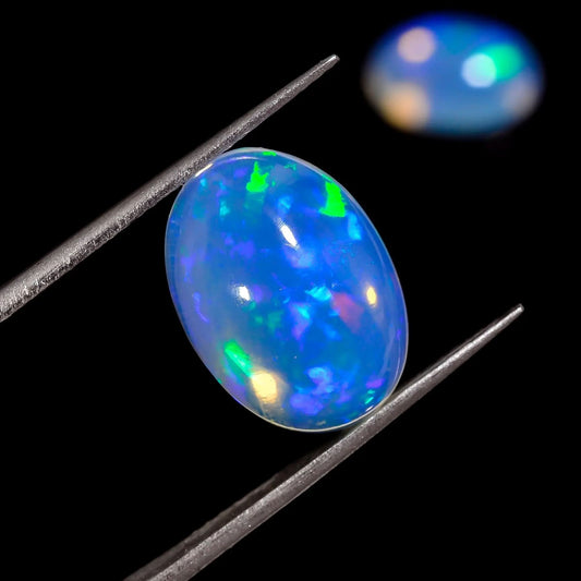 Natural Ethiopian Opal Oval Loose Cabochone Gemstone
