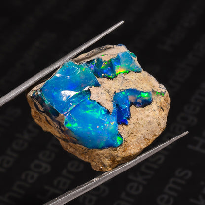 Raw White Ethiopian Opal 36.5 Ct – Unique Rough Gem for Jewelry