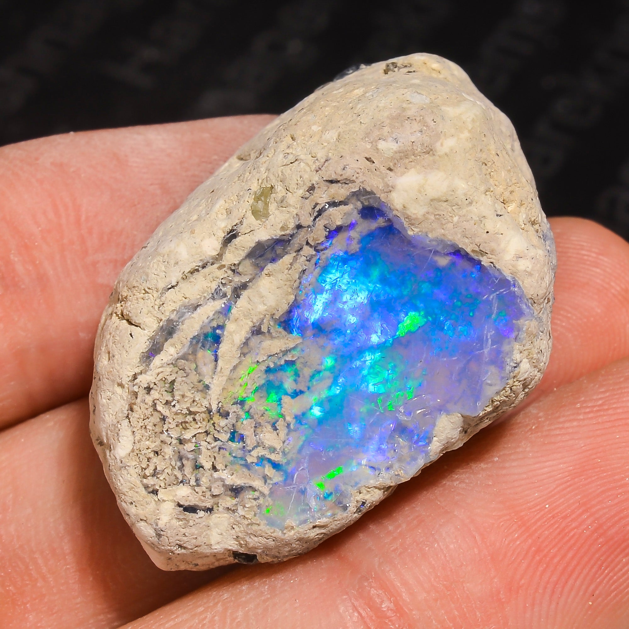 40.5CT Rough White Ethiopian Opal