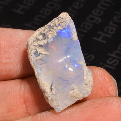 Earth-Mined Ethiopian Opal with Vibrant Fire Play | Authentic Fancy Cut Gemstones