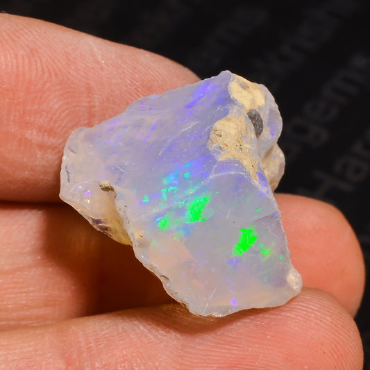 Natural White Ethiopian Opal Stone | Premium Natural Fire Rough