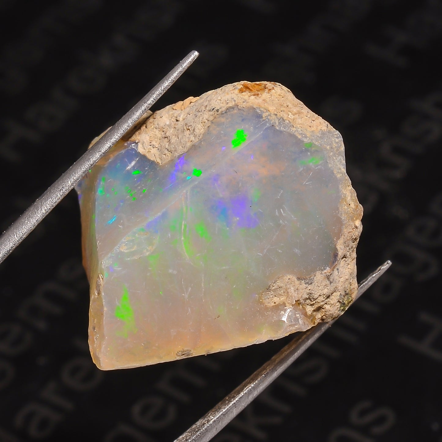 Hand-Selected White Ethiopian Opal (23x21x15 mm) Gemstone