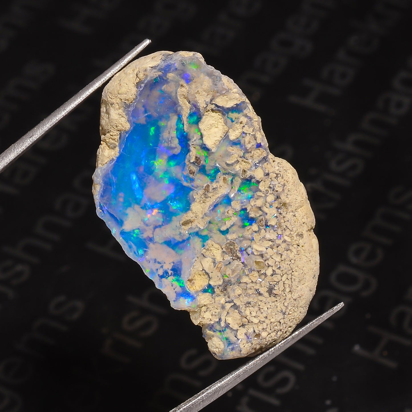 Natural 12 Ct Raw Ethiopian Opal (27x17x7 mm) Gemstone