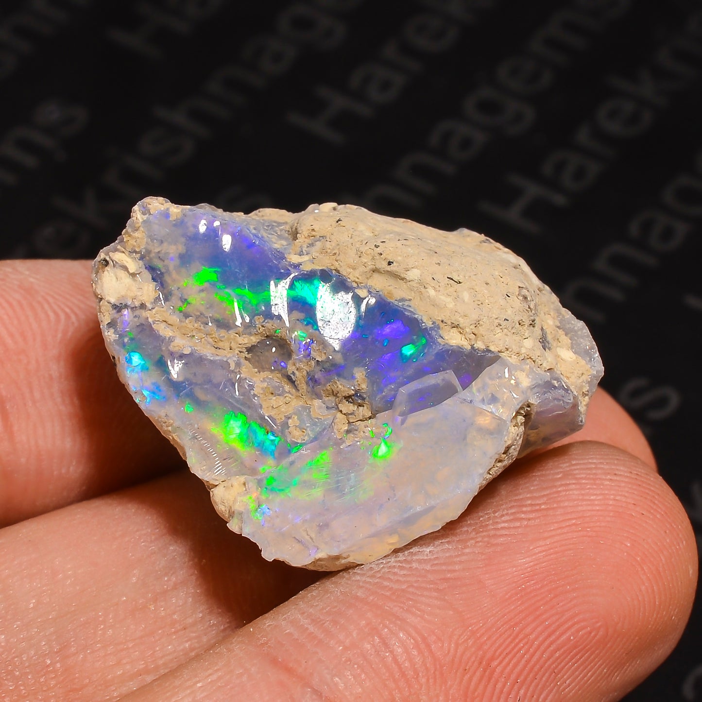 29 Ct Raw White Ethiopian Opal – Rare Gemstone by Armonia Gems