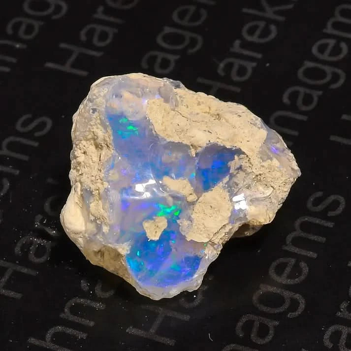 Natural Raw White Ethiopian Opal – Rough Fire Opal Crystal | Unpolished Opal Stone – 5Ct (Gram)