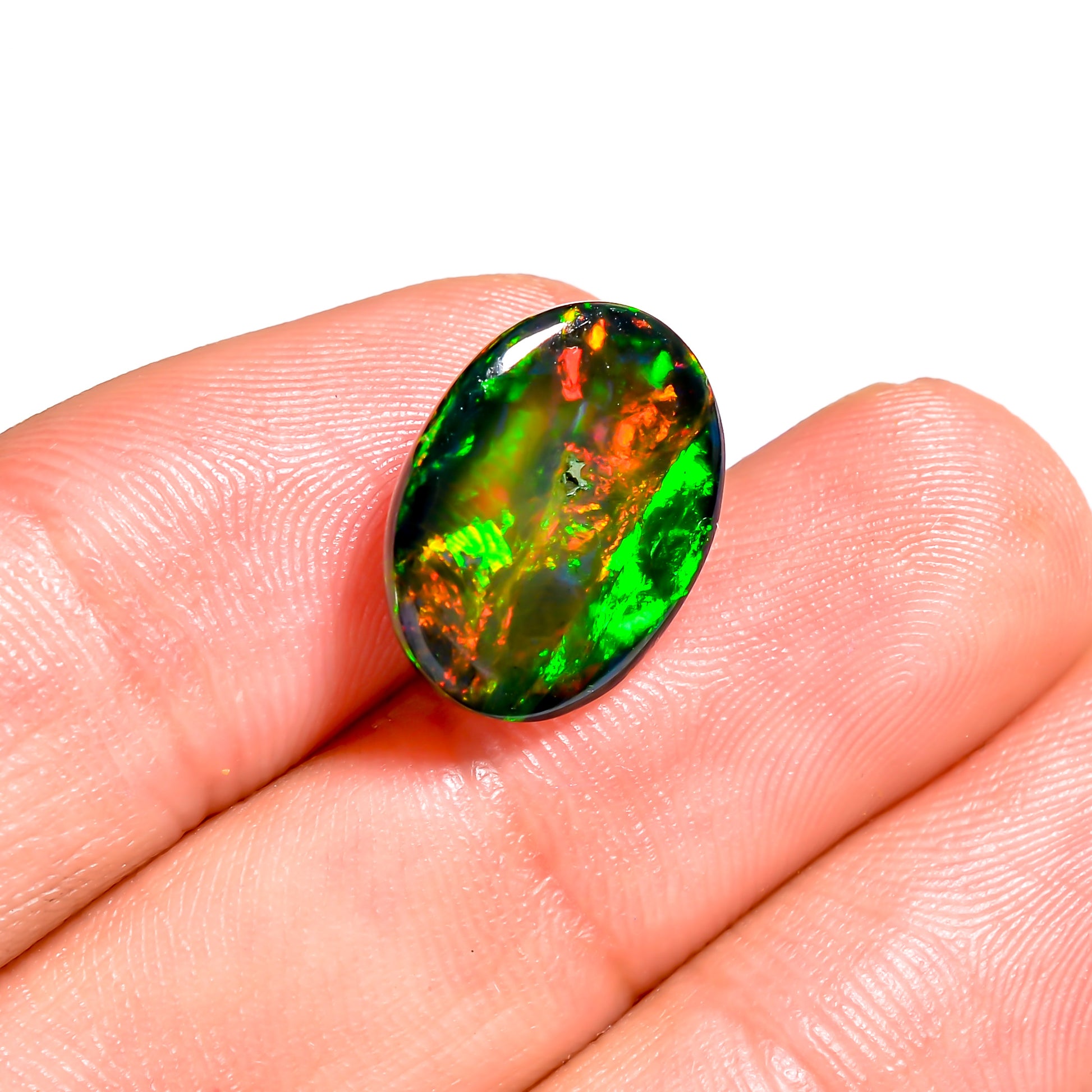Showcase Hypnotic Jewelry with the 5 Ct Black Ethiopian Opal Gemstone