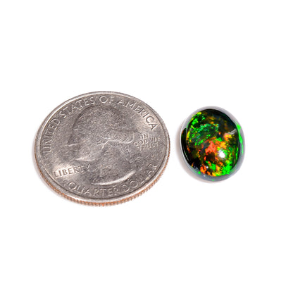 Stunning 5 Ct Black Ethiopian Opal Gemstones, perfect for women- highly customizable