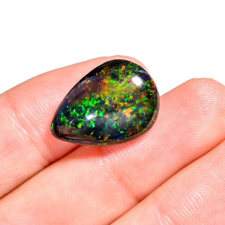 9CT Black Ethiopian Opal Cabochon