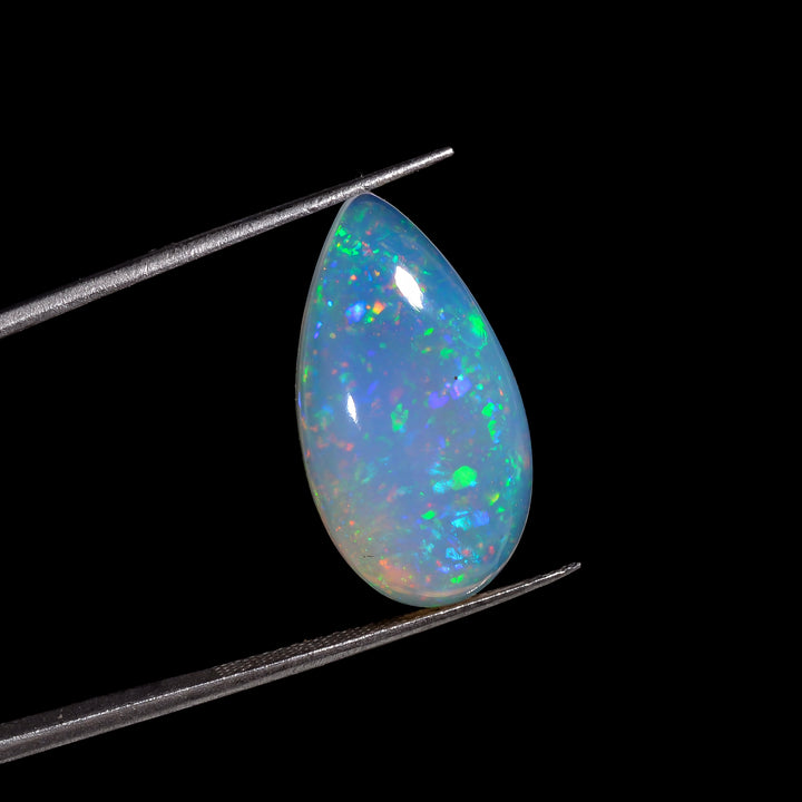 10.5CT White Ethiopian Opal Cabochon
