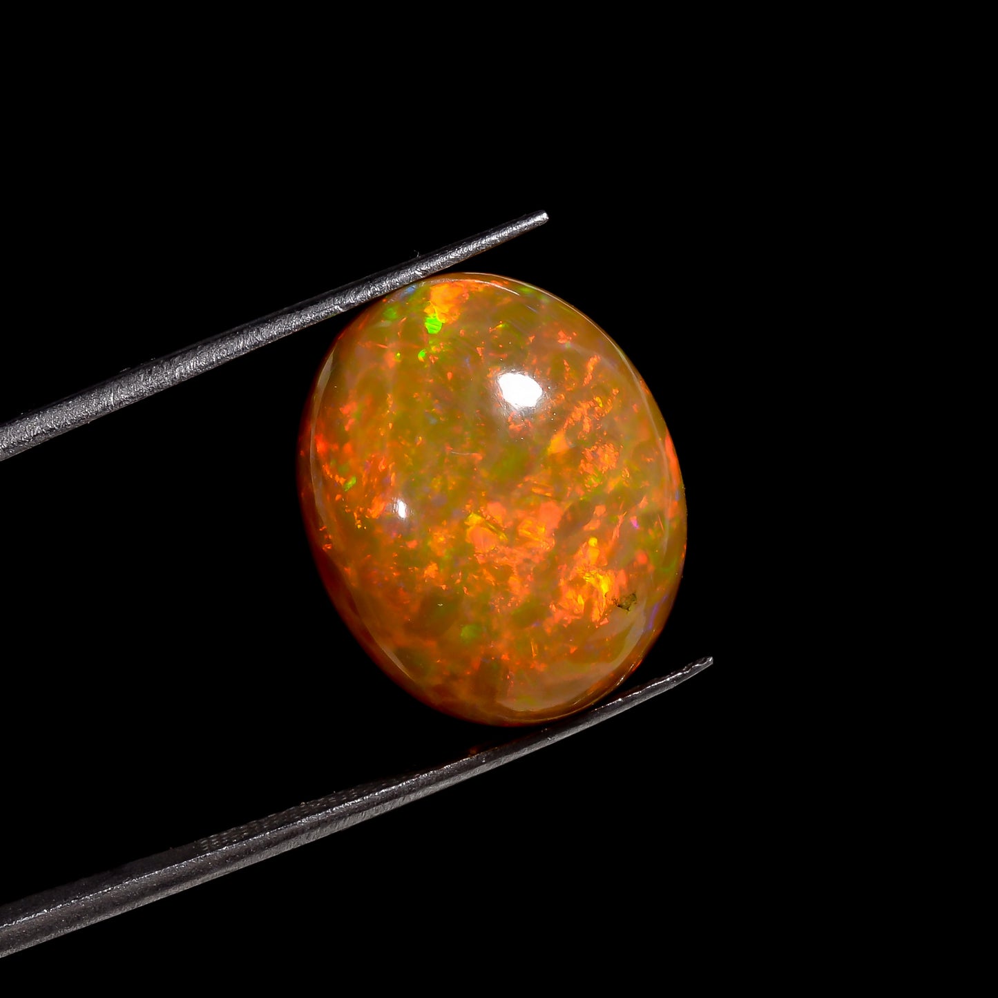 Genuine Brown Ethiopian Opal Oval Cabochons loose gemstone 
