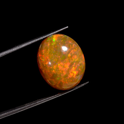 Genuine Brown Ethiopian Opal Oval Cabochons loose gemstone 
