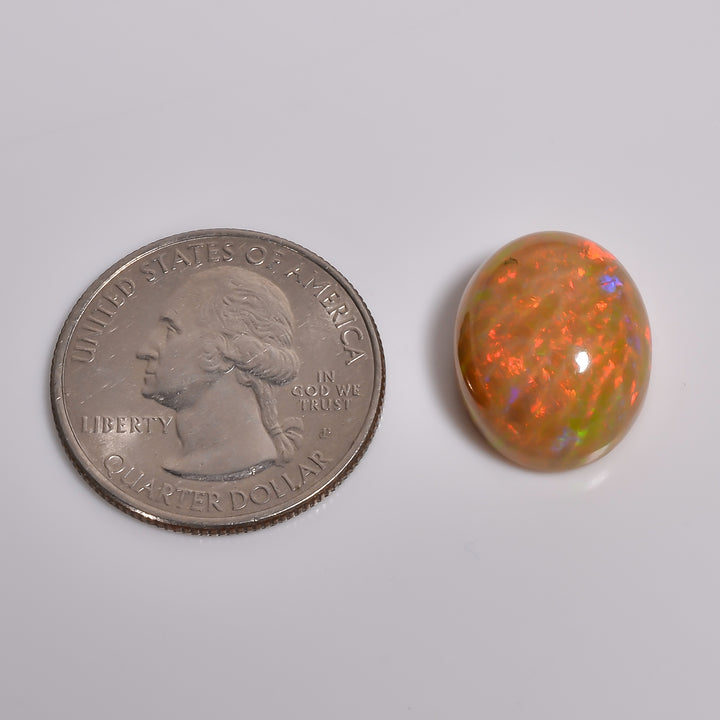 13CT Brown Ethiopian Opal Cabochon