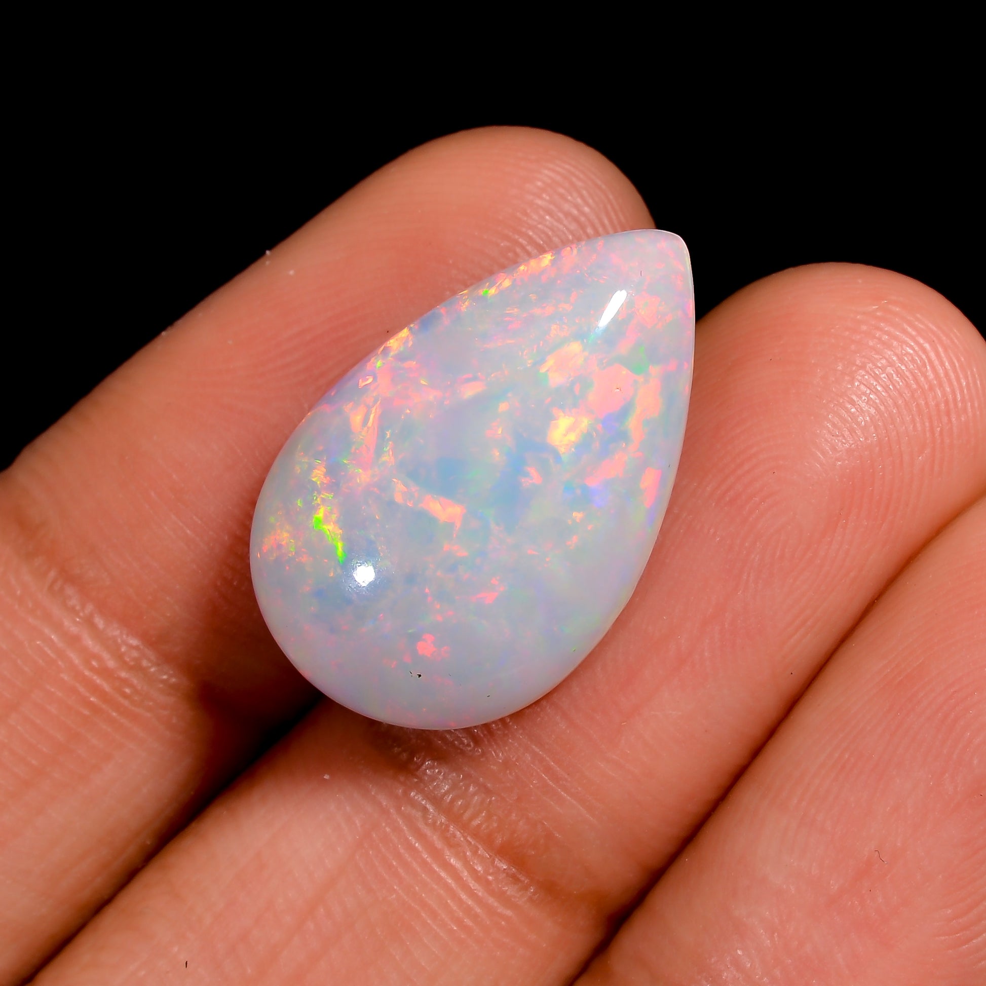 Natural Loose Opal White Ethiopian Gesmtone 
