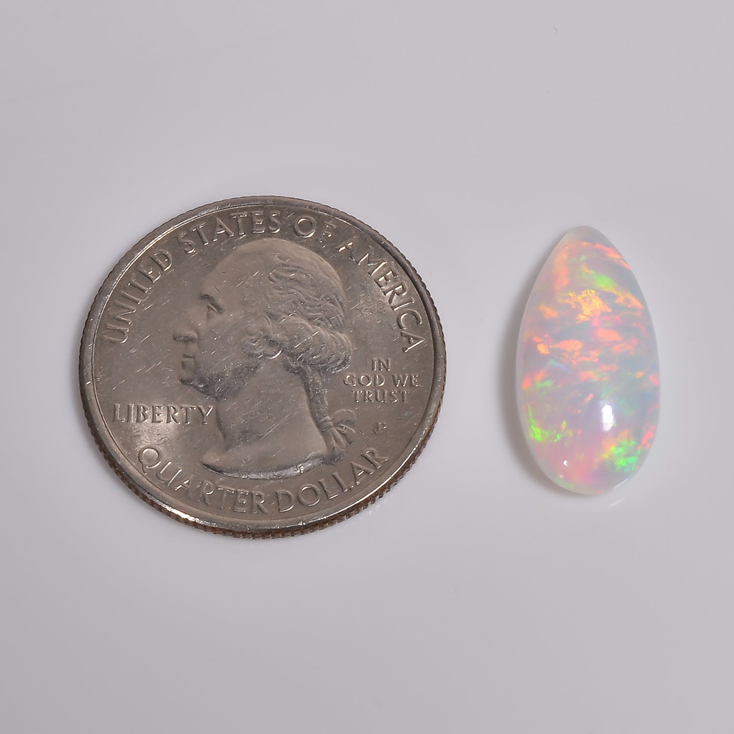 White Ethiopian Opal Cabochons stone 05.00 Cts 
