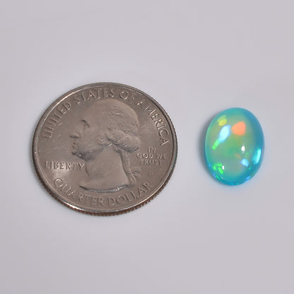 Natural 4.50 Cts Loose Sky Ethiopian Opal stone 
