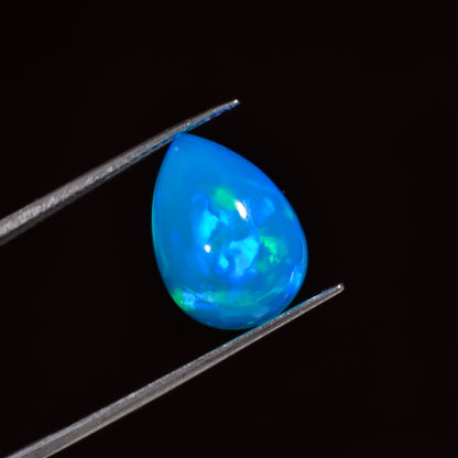 3.50 CT Loose Pear Sky Ethiopian Opal for all custom jewelry 
