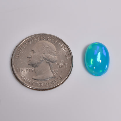 100% Natural Sky Blue Ethiopian Opal Cabochons 
