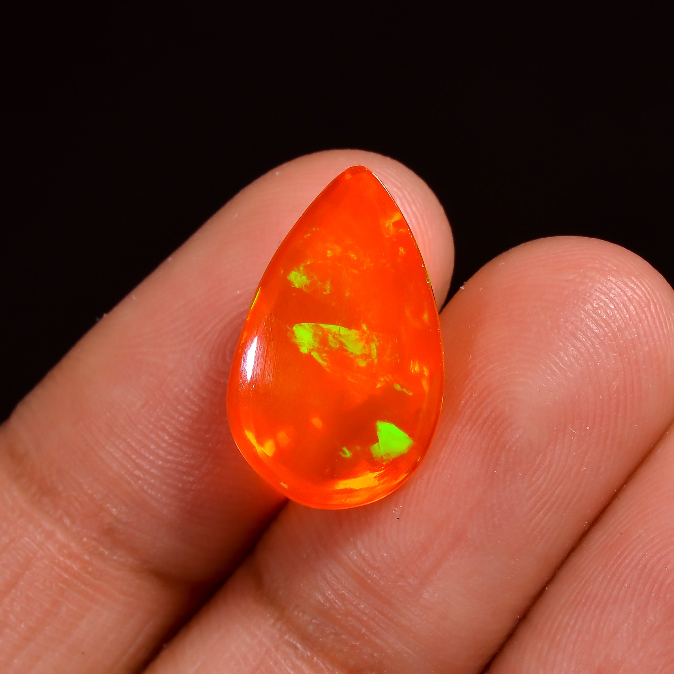 5CT Orange Ethiopian Opal Cabochon