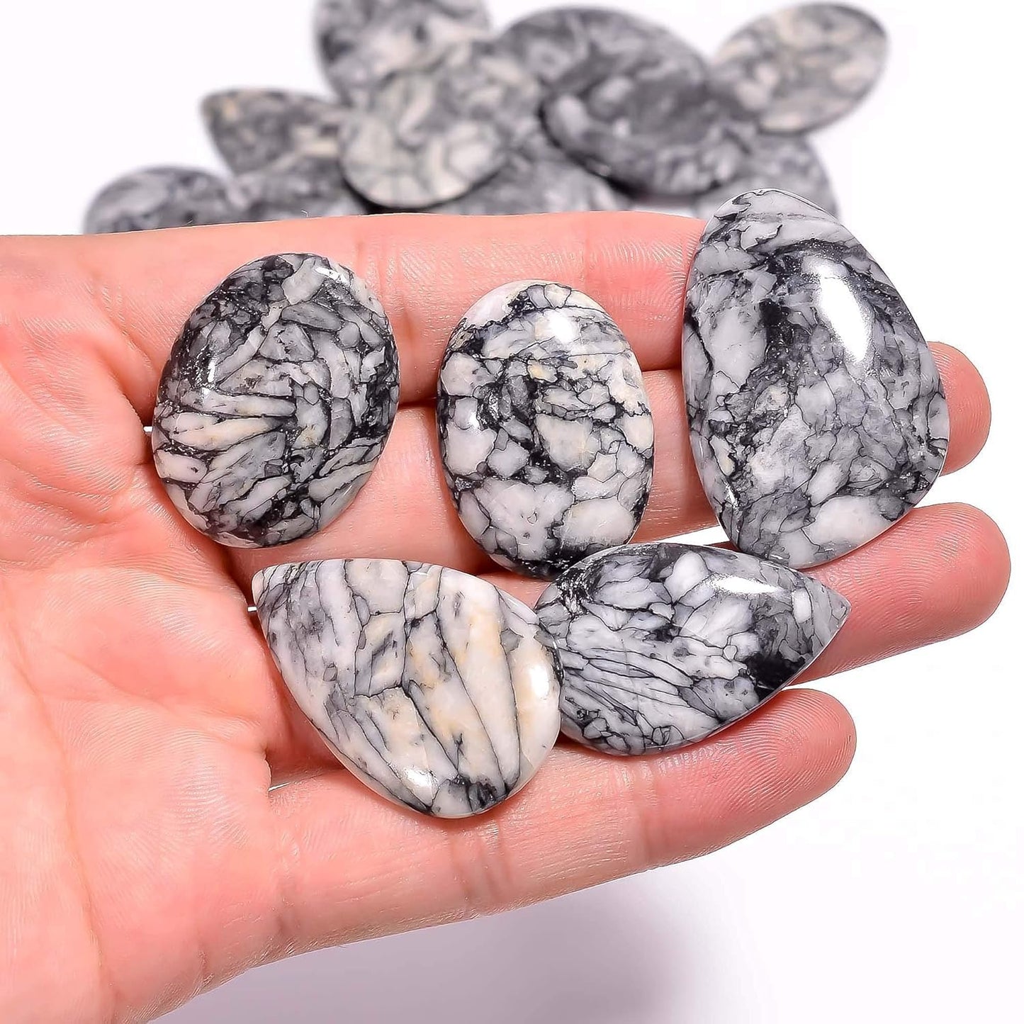 Wholesale pinolith jasper gemstones from Armonia Gems