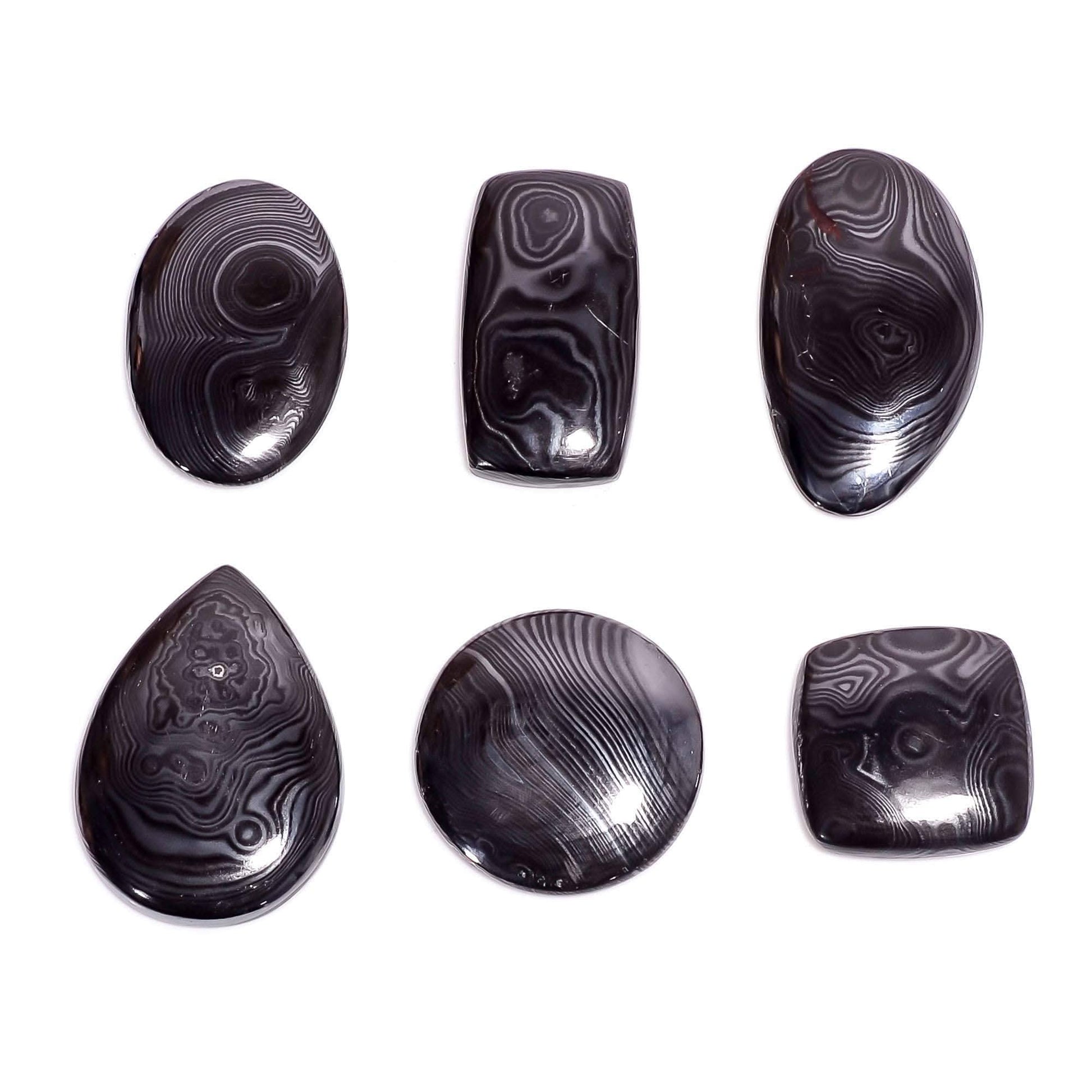 beautiful Psilomelane Cabochons