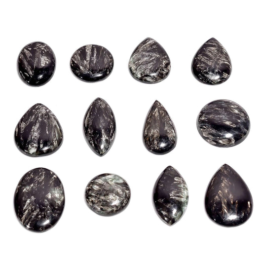 buy natural golden seraphinite cabochon​ in bulk 